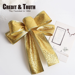 经典蝴蝶结专用丝带装饰带圣诞蝴蝶结圣诞树装饰diy配饰节日装饰