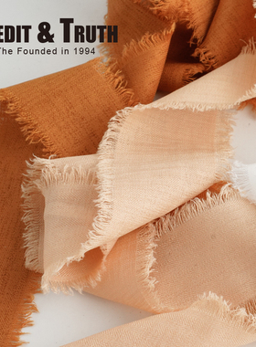 5cm手撕ins田园风毛边带艺术森系丝带蝴蝶结请柬婚礼装饰布条