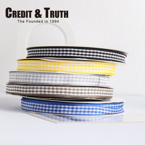 Credit&Truth格子烘焙丝带