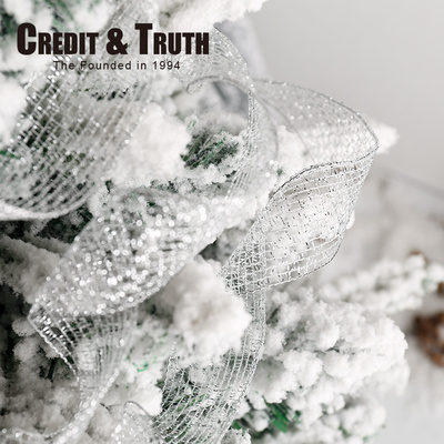 ct制带自卷纱圣诞装饰丝带