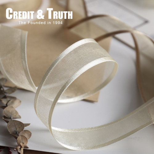 2.5cm精品宽边纱带Credit&Truth