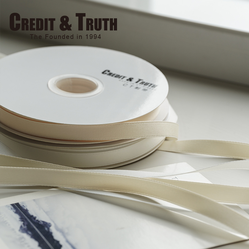 1cm少棉涤棉丝带Credit&Truth