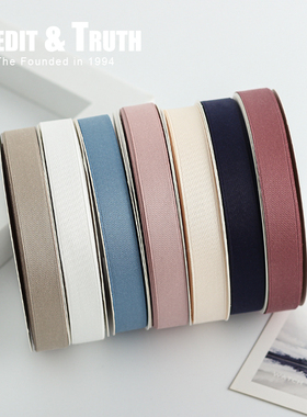 1.5cm涤棉带韩版缎带哑光棉质丝带发夹手工花艺材料饰品韩国配件