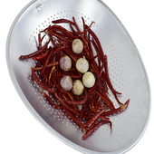 筲箕家用晾晒淘米沥饭漏水篮装 菜篮洗菜竹篮纯铝筲箕厨房洗菜簸箕