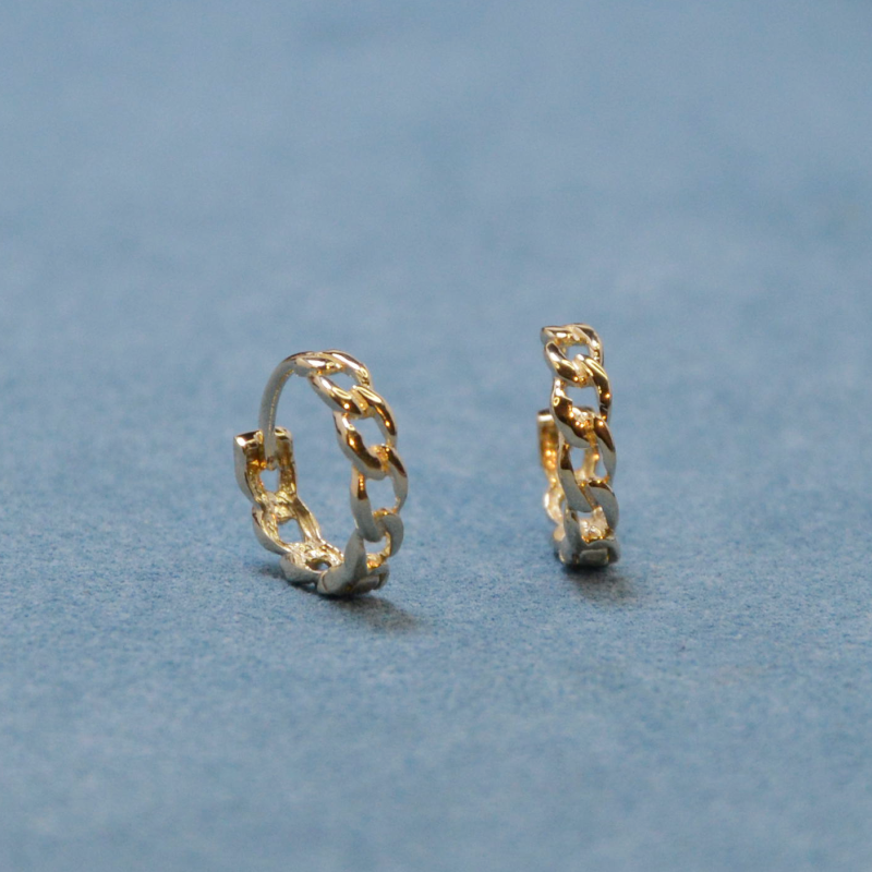 纯10K黄金耳环女新款耳扣耳饰