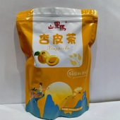 甘肃兰州特产山里马杏皮茶袋装 酸甜味山楂片杏皮杏干红枣片花果茶