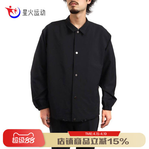 NB男款休闲时尚百搭梭织翻领外套