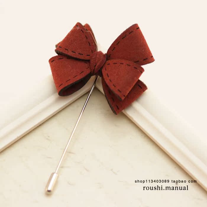 Broche Lovers en cuir - Ref 1171261 Image 4
