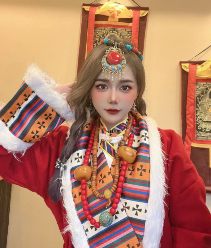 旧藏古珠西藏天珠九眼石页岩玛瑙玉髓老甘南柿子红配饰18k项链高性价比高么？