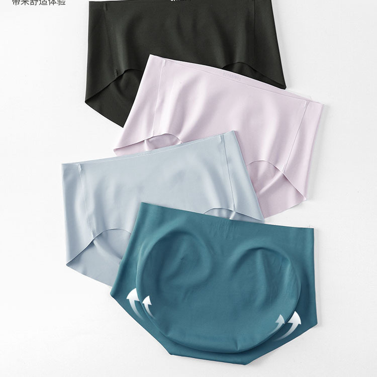 运动瑜伽无痕内裤女士中腰一片式打底裤夏季短裤跑步健身三角裤子,女士内衣/男士内衣/家居服,女三角裤,淘宝优惠券,粉丝福利购,淘宝优惠卷