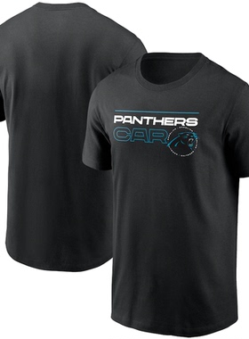 橄榄球衣 黑豹Carolina Panthers个性休闲运动短袖T恤