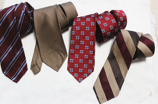 意大利手工领带手工卷边手工三折真丝男无衬半衬工艺桑蚕丝飘逸