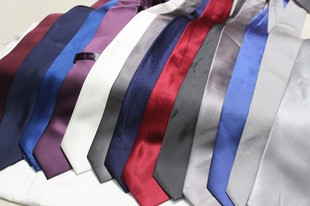 蚕丝真丝手打领带出口外贸质量好原单男商务正装紫色结婚绅士纯色