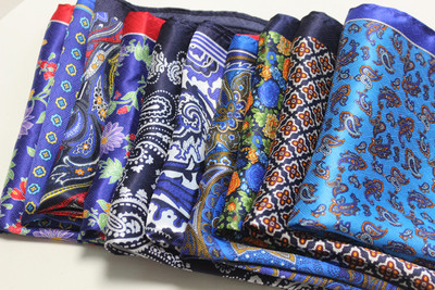 印花西装32cm多色商务绅士口袋巾