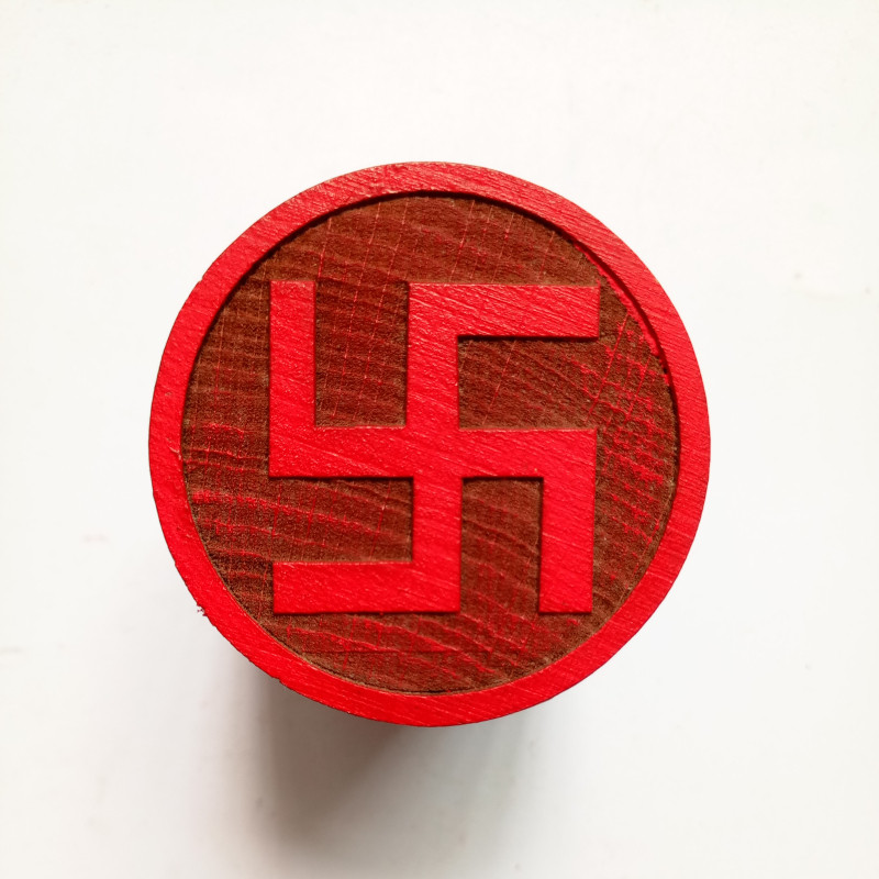 佛家用品佛家法器 万字印 卍字印 佛家印章5公分单面印 桃木法印