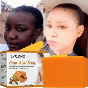 Soap Original Papaya 100g Body Acid Face Whitenin Kojic