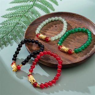 2024 New Dragon Year Zodiac Bracelet Lucky Pixiu Red Rope At