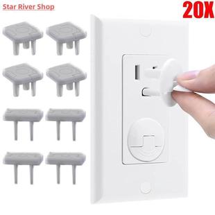 20Pcs Anti-electric Shock Safety Socket Cover Baby Child Saf