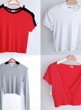 aritzia 夏季短款上衣（91469 82659 82853）