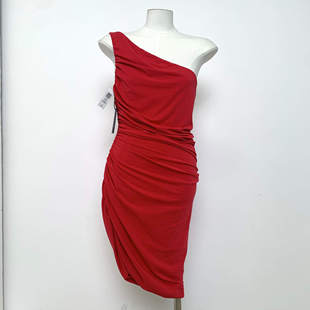 BABATON无袖斜肩长裙 114001