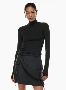 aritzia babaton 天丝羊毛穿指高领t恤 111882