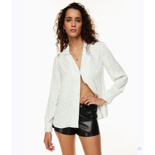 wilfred印花长袖衬衫 100151