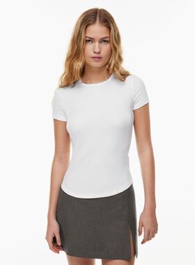 sunday best 天丝莫代尔修身薄款短袖T恤 102869