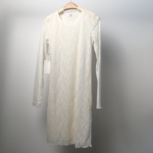 wilfred圆领蕾丝长袖连衣裙101005