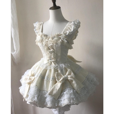 法式少女感蝴蝶结Lolita连衣裙