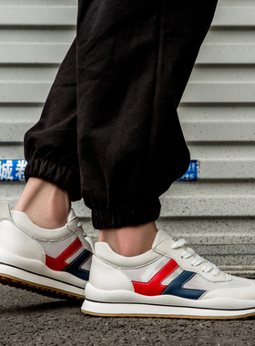 特大码时尚潮流男鞋45透气小白鞋46网面运动鞋47防臭网鞋48潮鞋子