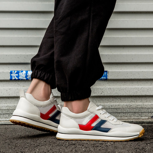 特大码男鞋薄款透气网面防臭男鞋