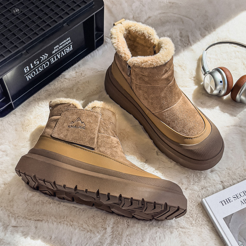 2025新款冬季加绒加厚雪地靴特大码男鞋46舒适加宽47宽脚运动鞋48,流行男鞋,时尚雪地靴,淘宝优惠券,粉丝福利购,淘宝优惠卷