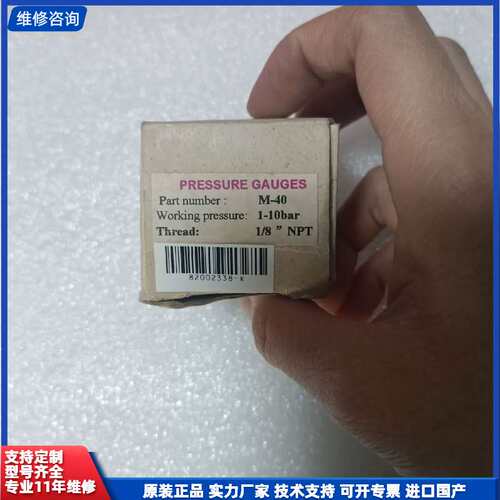 TAMS TTF901测量表，型号:M-40 1-10BAR