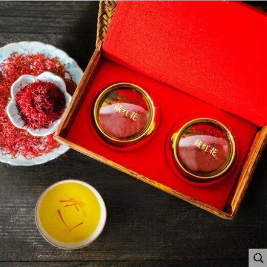 进口伊朗藏红花正品新花番红花茶正宗西红花12g两罐精美礼盒包装