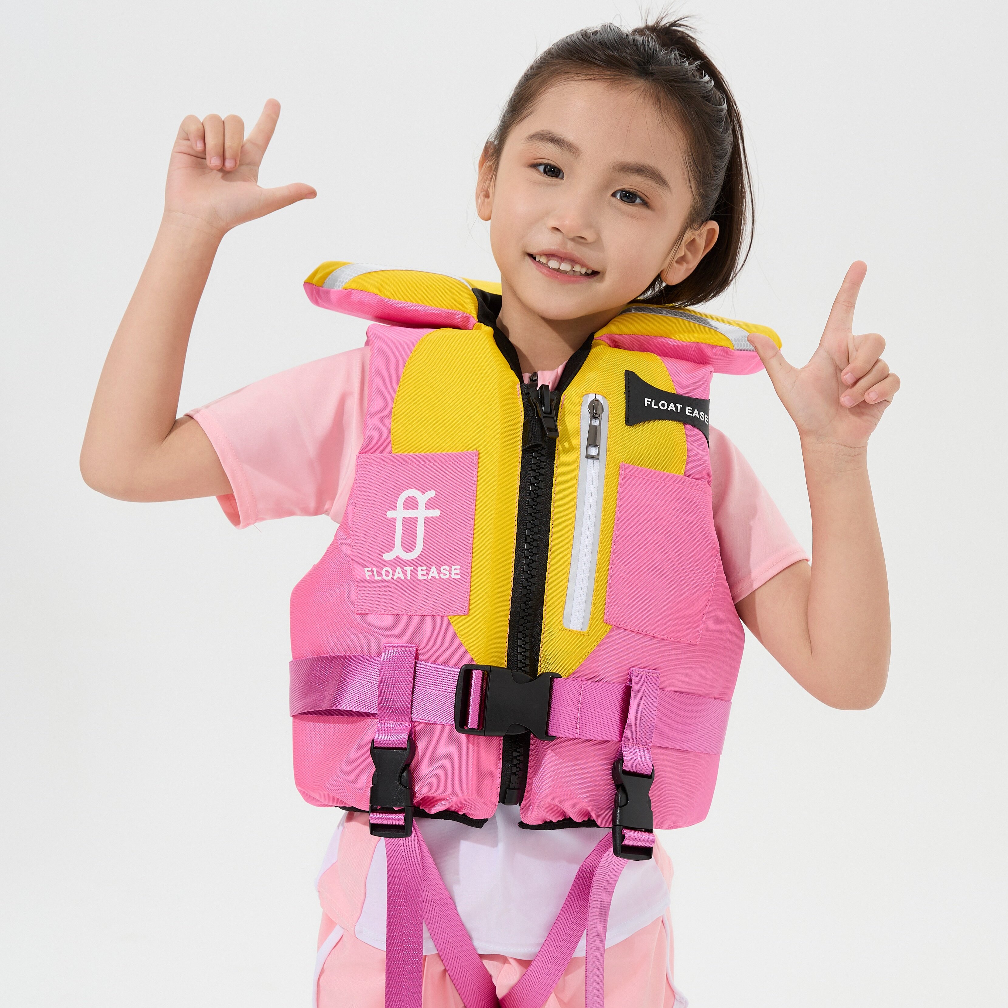 儿童救生衣浮力背心游泳浮力衣桨板救生衣大浮力小孩救生衣腰带