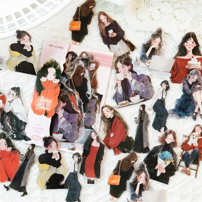 开心实况PET手绘浪漫贴纸包