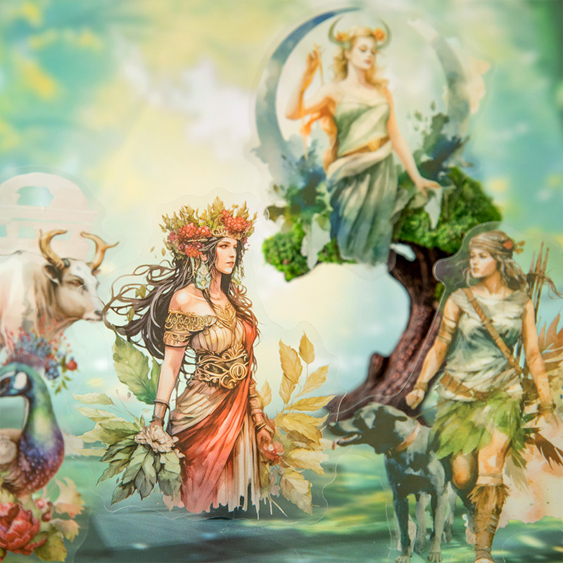 欧洲女神录神话PET贴纸模切复古人物素材拼贴防水手机壳贴画素材,文具电教/文化用品/商务用品,贴纸/立体贴纸,淘宝优惠券,粉丝福利购,淘宝优惠卷