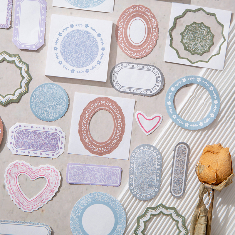 迷你框框边框便签本复古