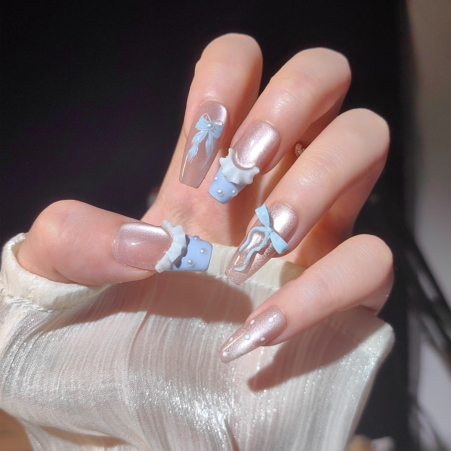 【辛德瑞拉】新款高品质纯手工穿戴甲夏季爆款美甲贴ins风显白,彩妆/香水/美妆工具,穿戴甲/甲片,淘宝优惠券,粉丝福利购,淘宝优惠卷