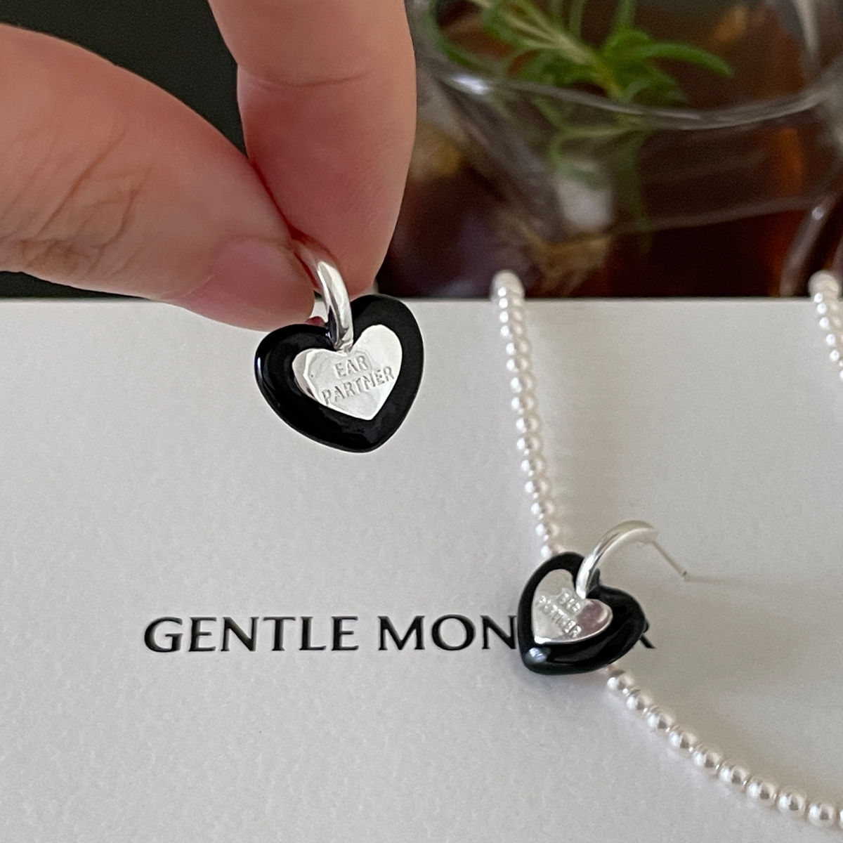 爱心耳环女小众设计感高级