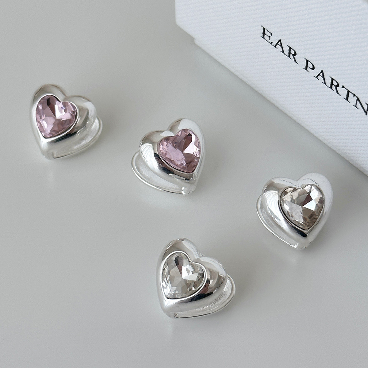 爱心耳环2026新款爆款耳钉纯银银针耳扣小众设计高级感韩系耳饰女,饰品/流行首饰/时尚饰品新,耳环,淘宝优惠券,粉丝福利购,淘宝优惠卷