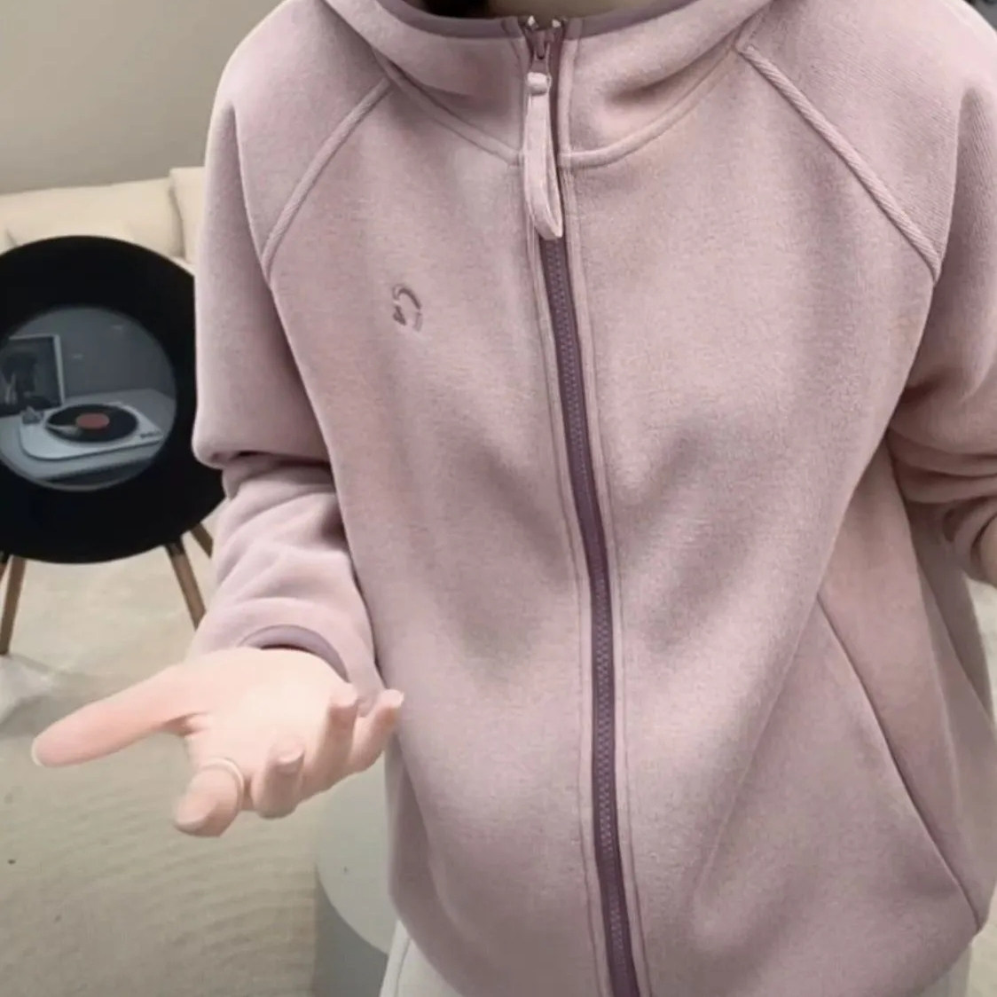 内里加奥粒绒加厚保暖防风连帽外套女士秋冬新款休闲百搭夹克上衣,女装/女士精品,短外套,淘宝优惠券,粉丝福利购,淘宝优惠卷