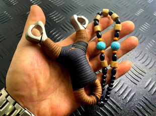 钛合金TC4材质数控掌中宝传统弹弓精缠送皮筋泥丸到手及玩