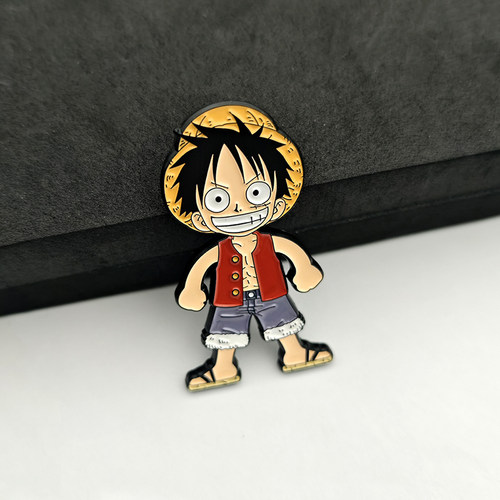 海贼王路飞周边金属徽章