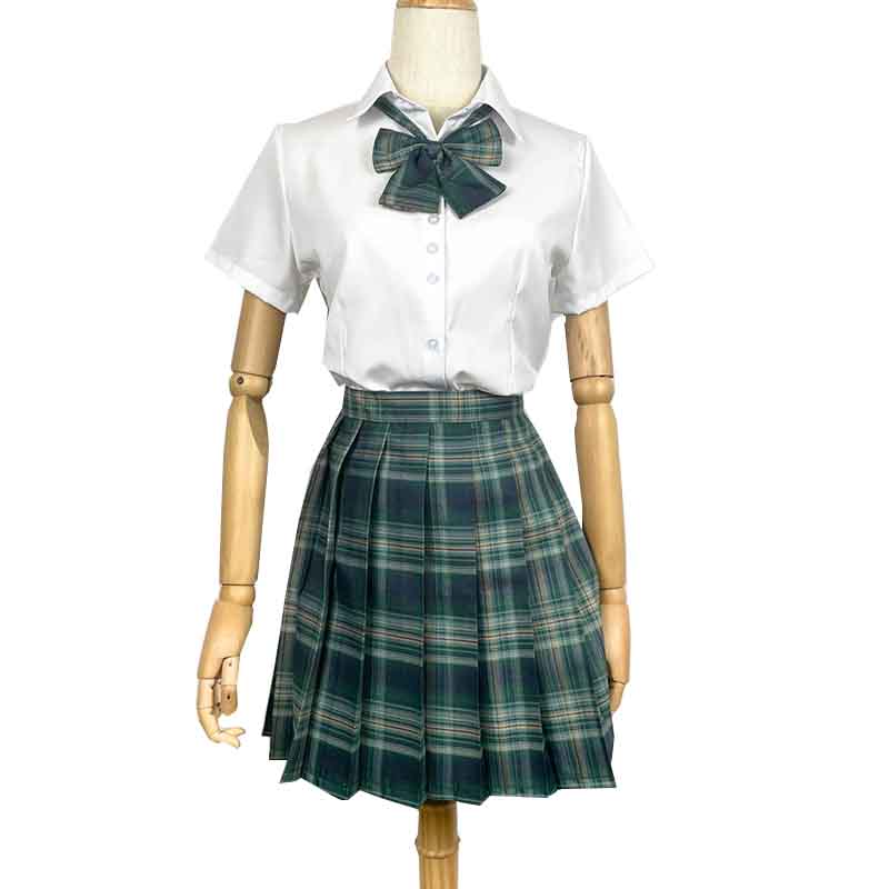 女款衬衫短袖软面料微弹正装打底JK制服学生校服职业通勤OL上班