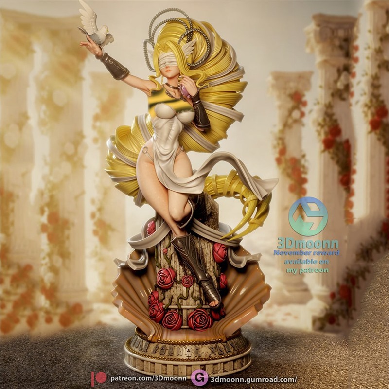 moonn数码宝贝维纳斯兽 3D打印模型STL文件素材高精度