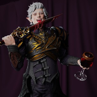 博德之门3阿斯代伦安寇宁3D打印模型STL文件素材高精度