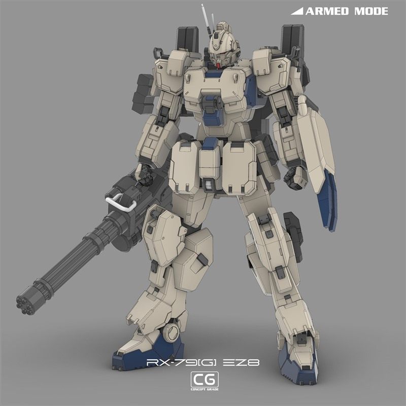 FDM高达机动战士敢达机体RX79EZ08机甲3D打印模型STL