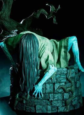 山村贞子Yamamura Sadako爬出枯井午夜凶铃3D打印模型STL数据文件