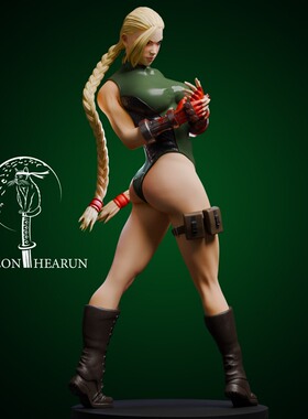 街霸霸王6嘉米Cammy 3D打印模型STL文件素材高精度已分体